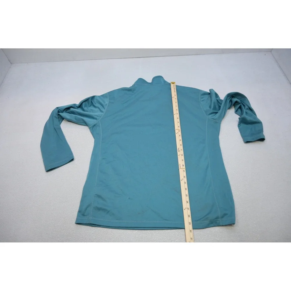 The North Face Quarter Zip Pullover Mens XL Turquoise‎ Lightweight Active